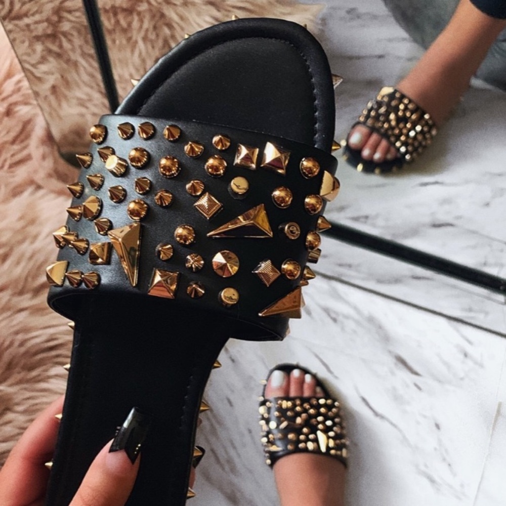 Rockstar spike sandals black - Picture 4 of 5